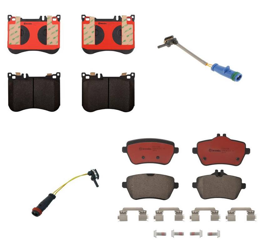 Brembo Disc Brake Pads Kit - Front and Rear (Ceramic)